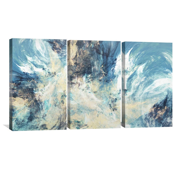 Abstract Skies Canvas Art Clock Canvas