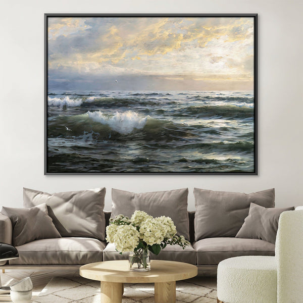 After the Storm Canvas Art 45 x 30cm / Unframed Canvas Print Clock Canvas