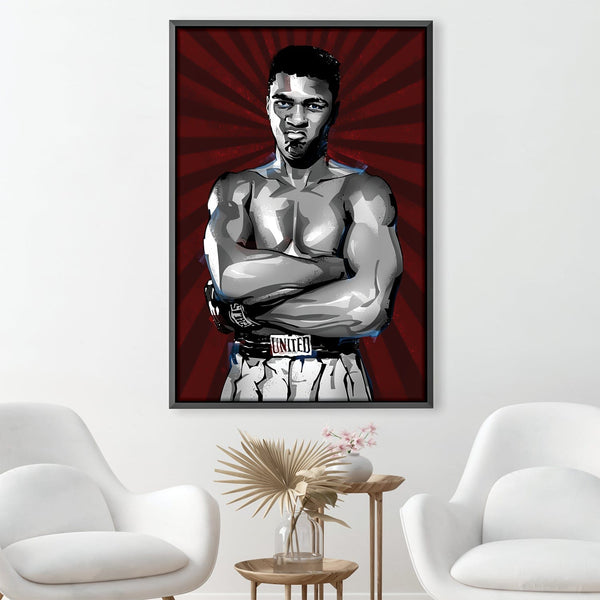 Ali 2 Canvas Art Clock Canvas