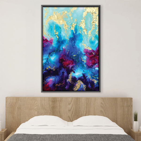 Andromeda Canvas Art Clock Canvas