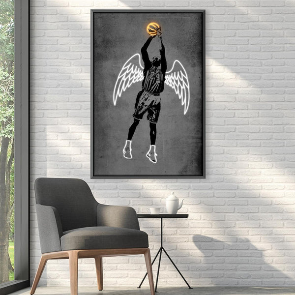 Angel Fadeaway Canvas Art Clock Canvas