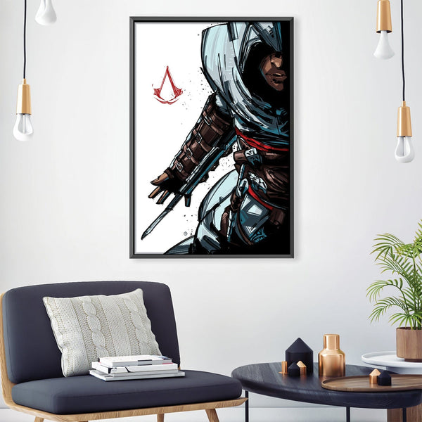 Assasins Creed Canvas Art Clock Canvas