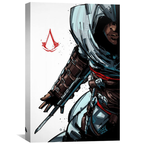 Assasins Creed Canvas Art 30 x 45cm / Unframed Canvas Print Clock Canvas