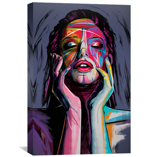 Awakened Woman Canvas Art Clock Canvas