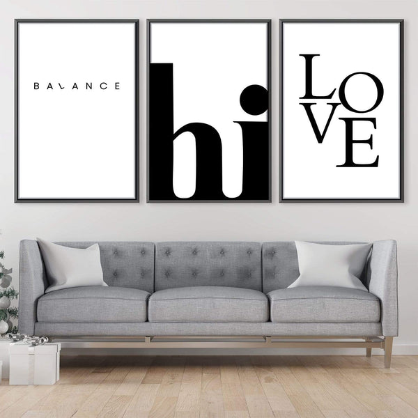 Balance Canvas Art Clock Canvas