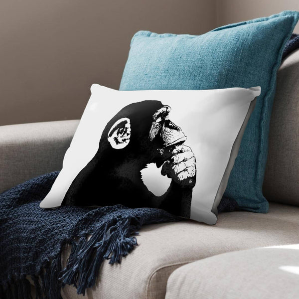 Banksy The Thinker Monkey Cushion Cushion Cushion Landscape Clock Canvas