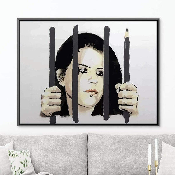 Banksy Zehra Dogan New York Canvas Art Clock Canvas