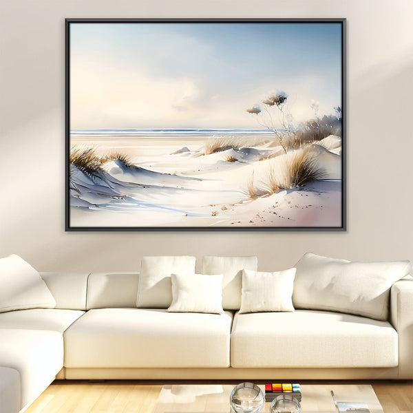 Beach Days Canvas Art Clock Canvas