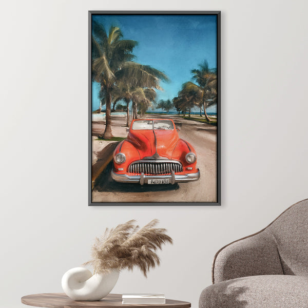 Beach Drives Canvas Art Clock Canvas