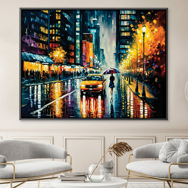 Beautiful Streets Canvas Art Clock Canvas