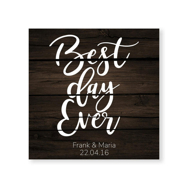 Best Day Ever Canvas Art Clock Canvas