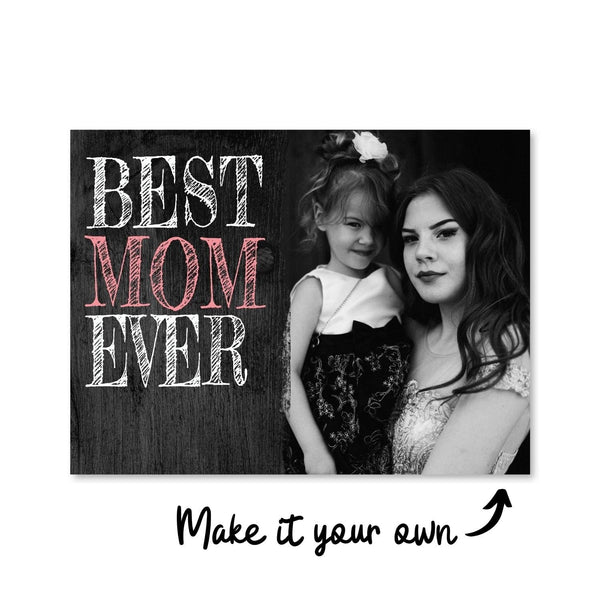 Best Mom Canvas Art Clock Canvas