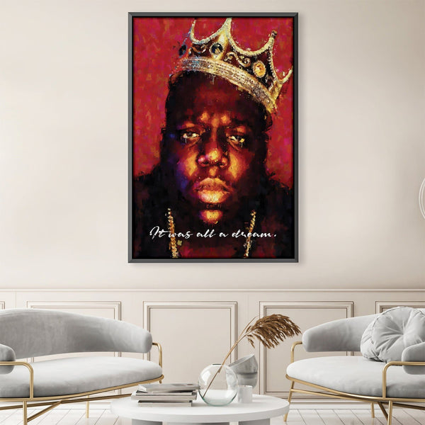 Biggie Canvas Art Clock Canvas