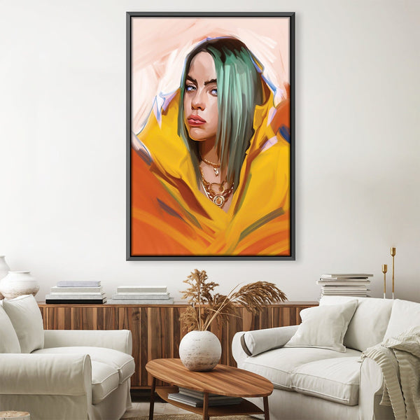 Billie Eilish Canvas Art Clock Canvas