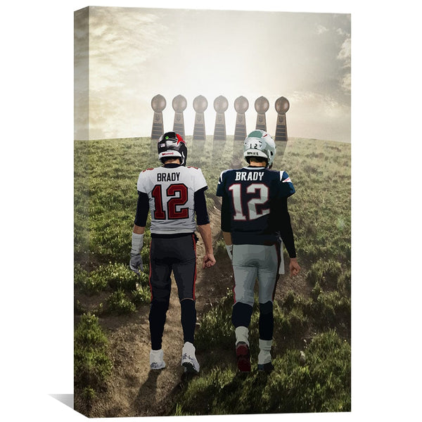 Brady Accolades Canvas Art Clock Canvas