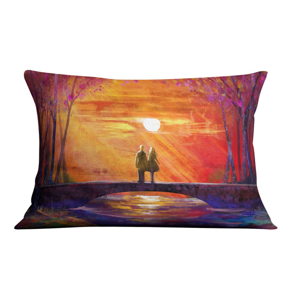 Bridge Light and Love Cushion Cushion 48 x 33cm Clock Canvas