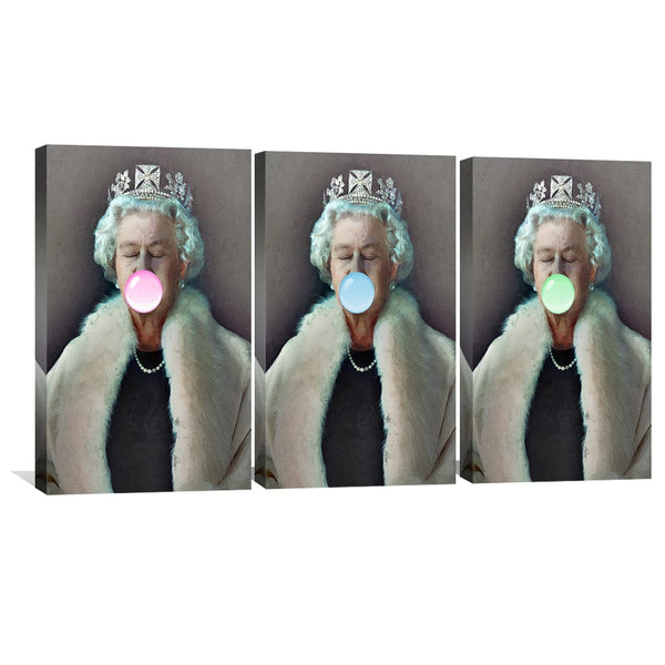 Bubble Gum Queen Canvas Art Clock Canvas