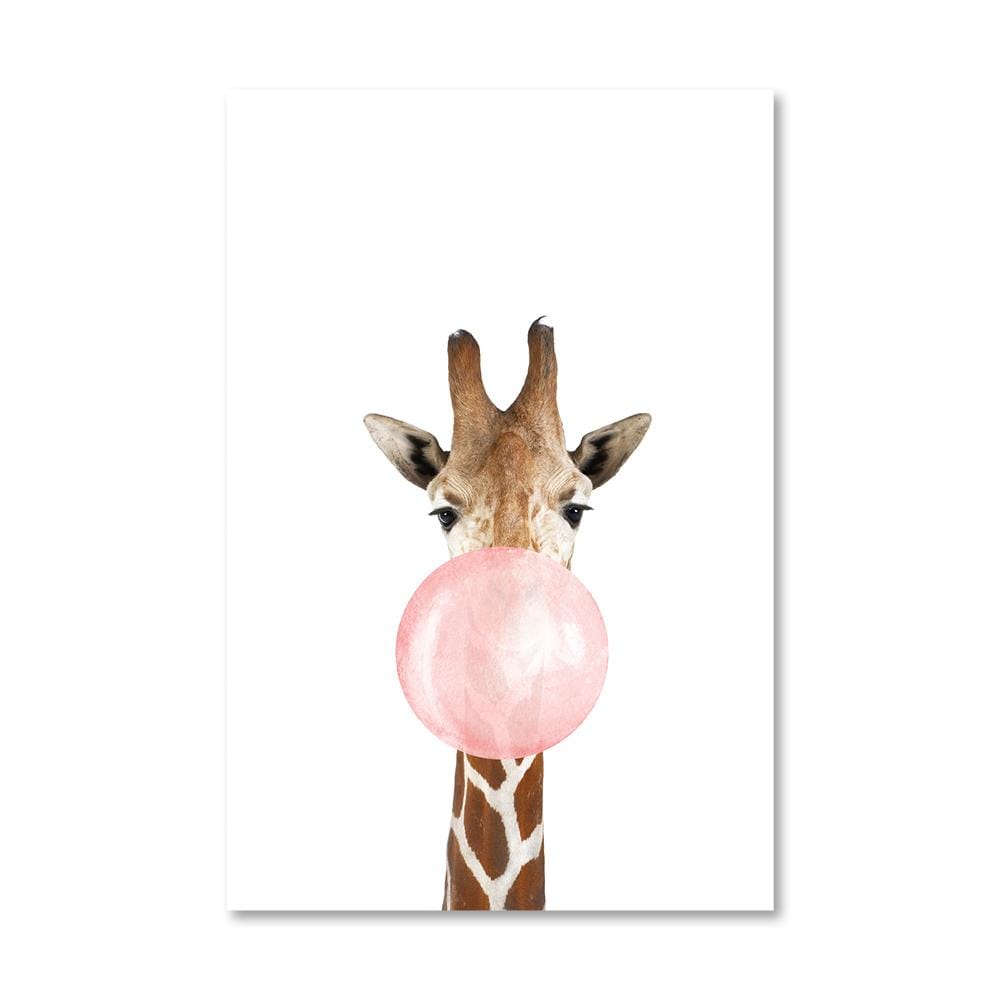 Bubble Gum Zoo Canvas – ClockCanvas