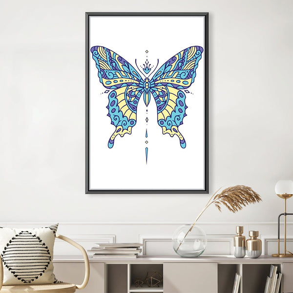 Butterfly 1 Canvas Art 30 x 45cm / Unframed Canvas Print Clock Canvas