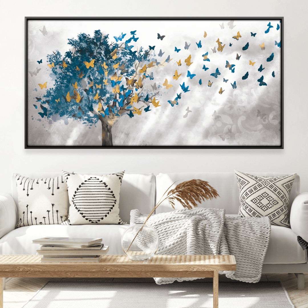 Wreed onaangenaam Ruilhandel Butterfly Leaves Canvas - Wall Art | Poster Art Print | Framed Prints –  ClockCanvas