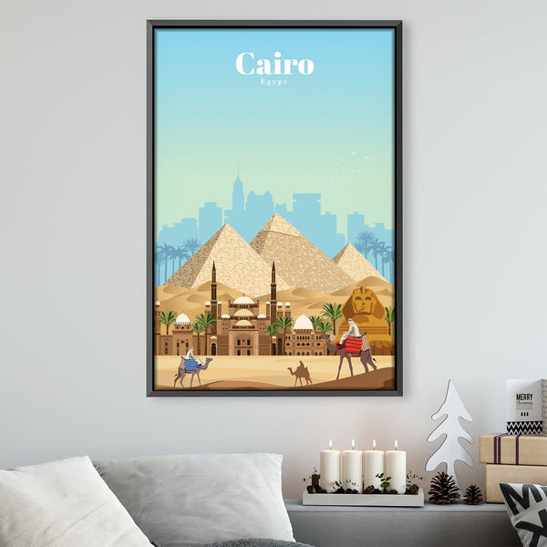 Cairo Canvas - Studio 324 Art Clock Canvas