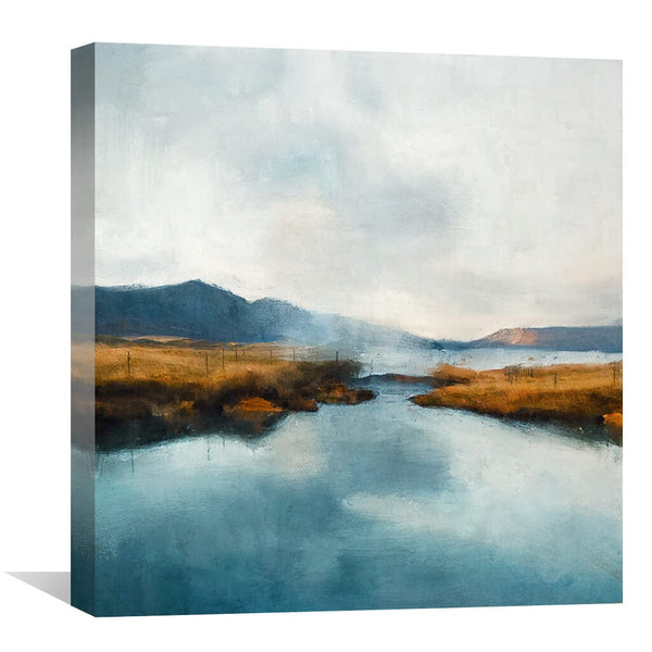 Calm Afternoon Canvas Art 30 x 30cm / Unframed Canvas Print Clock Canvas