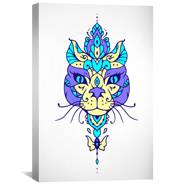 Cat Canvas Art Clock Canvas