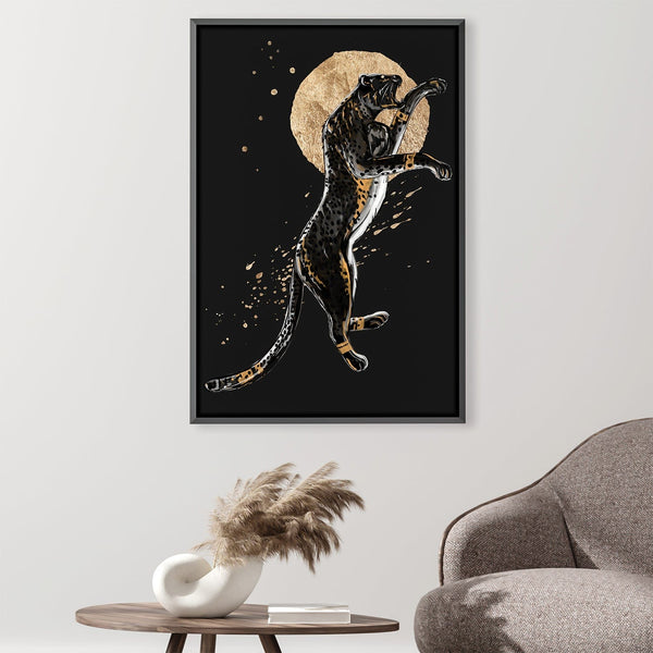 Cheetah 2 Canvas Art 30 x 45cm / Unframed Canvas Print Clock Canvas