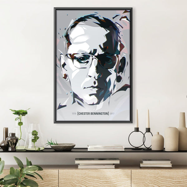 Chester Bennington Canvas Art Clock Canvas