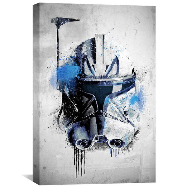 Clone Helmet Canvas Art 30 x 45cm / Unframed Canvas Print Clock Canvas