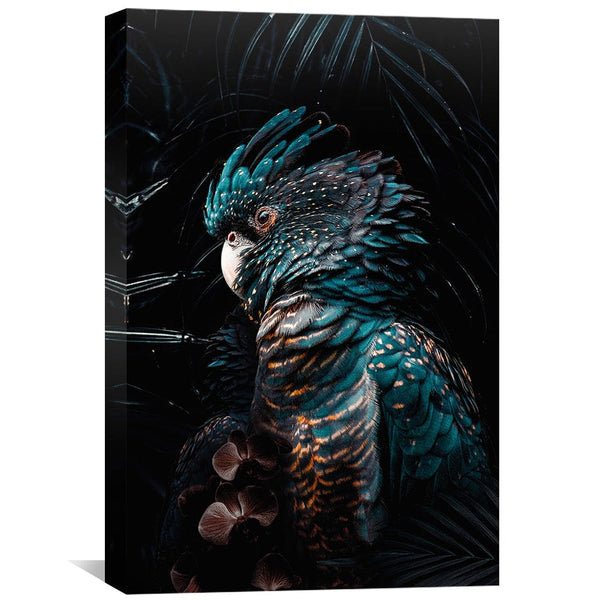 Cockatoo 3 Canvas Art Clock Canvas