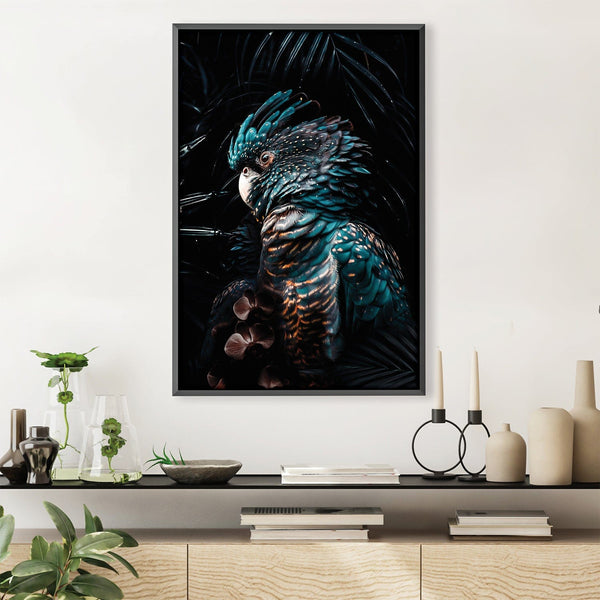 Cockatoo 3 Canvas Art 30 x 45cm / Unframed Canvas Print Clock Canvas