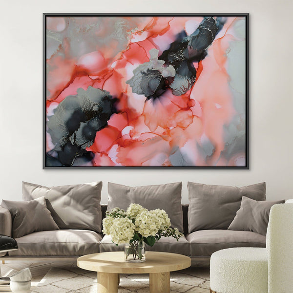 Coral Beauty Canvas Art 45 x 30cm / Unframed Canvas Print Clock Canvas