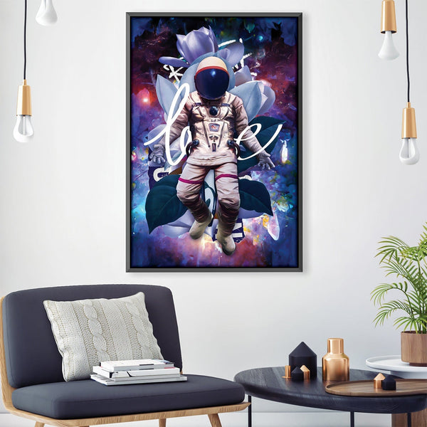 Cosmos Canvas Art Clock Canvas