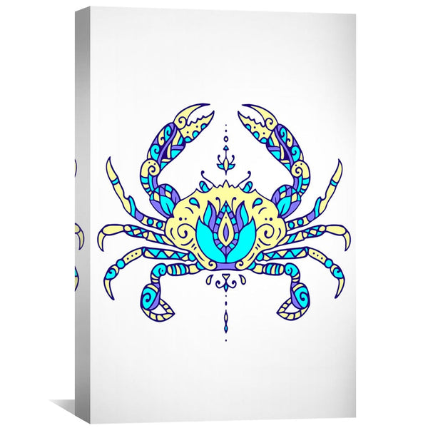 Crab Canvas Art Clock Canvas