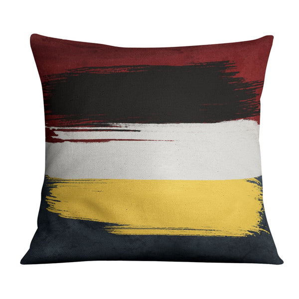 Crimson Expression Cushion Cushion Cushion Square Clock Canvas