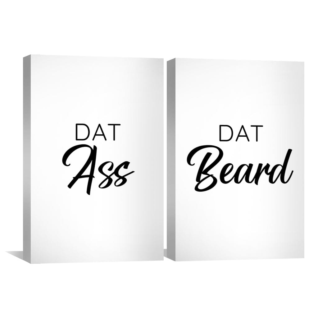 Dat Ass Dat Beard Canvas – Clockcanvas