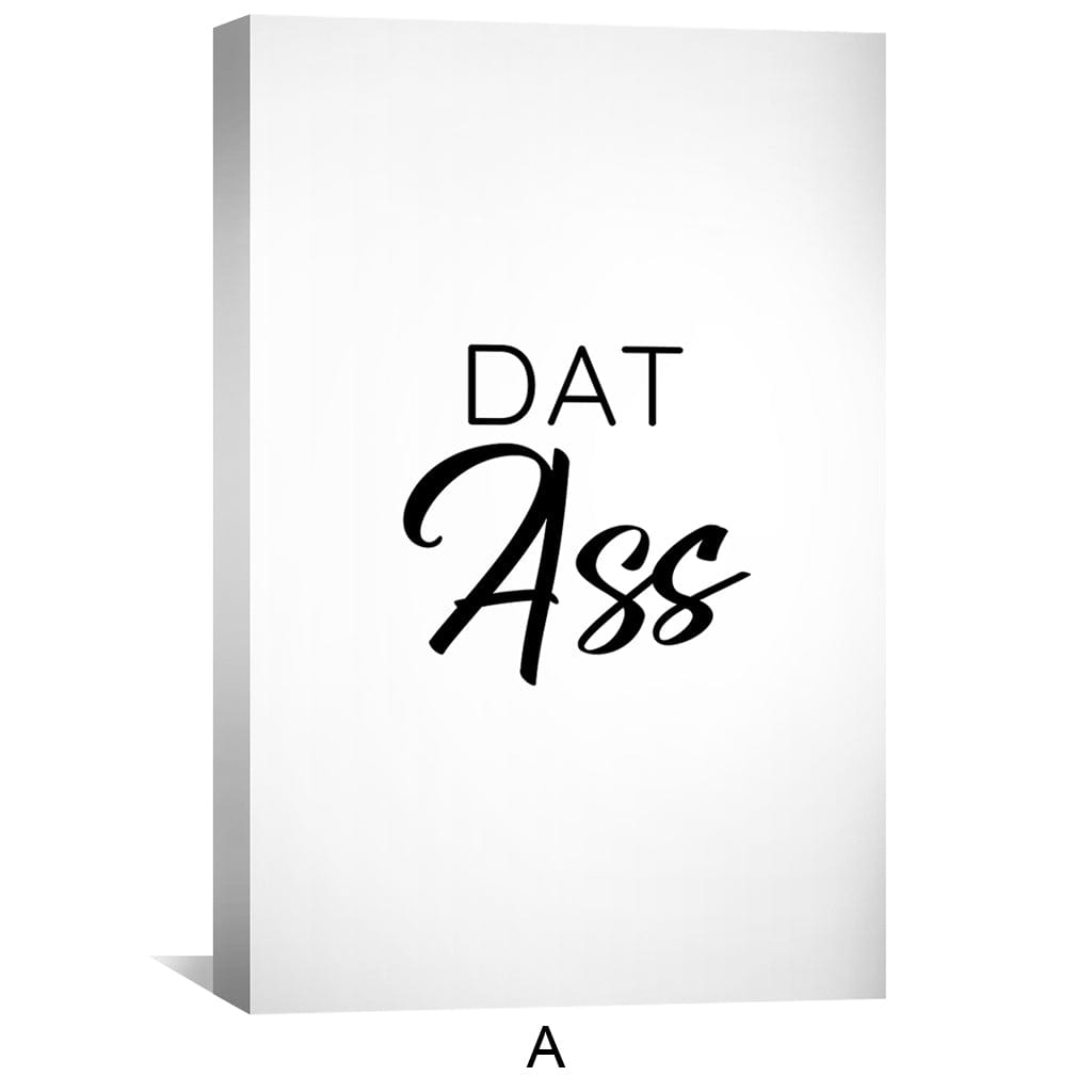 Dat Ass Dat Beard Canvas – Clockcanvas