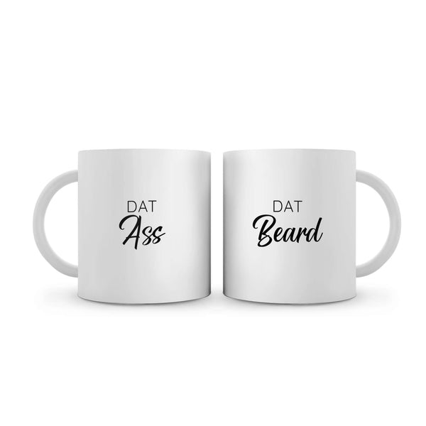 Dat Ass Dat Beard Mug Mug Clock Canvas