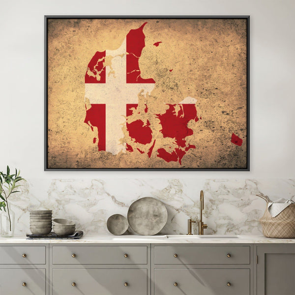 Denmark Canvas Art Clock Canvas