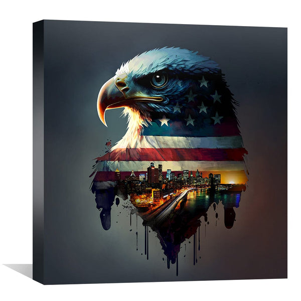 Eagle Eye Canvas Art Clock Canvas