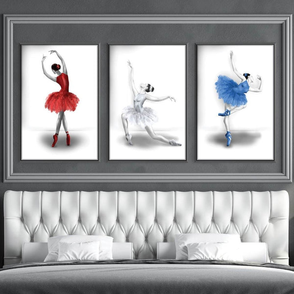 Elegant Ballet Canvas Art Clock Canvas