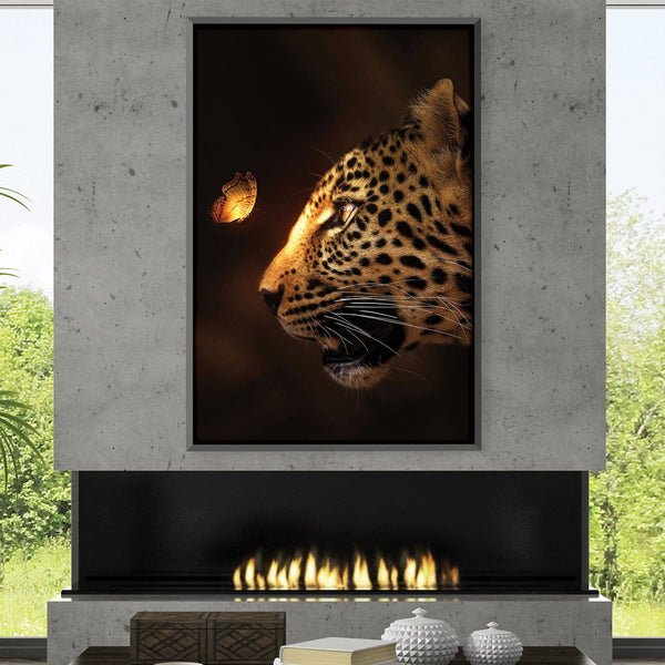 Enchanted Jaguar Canvas Art Clock Canvas