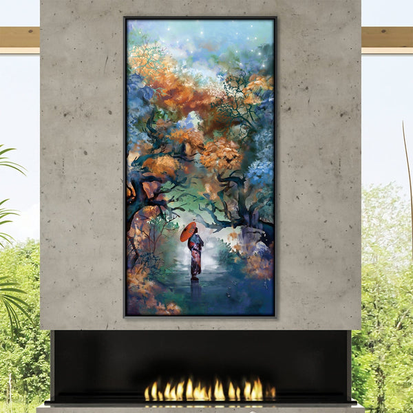 Enchanted Walks Canvas Art Clock Canvas