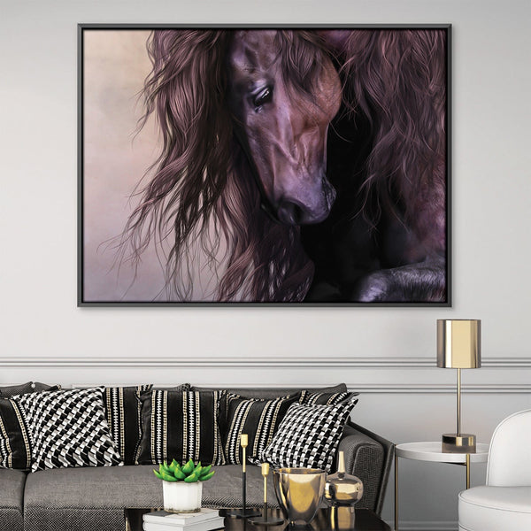 Equus Canvas Art Clock Canvas