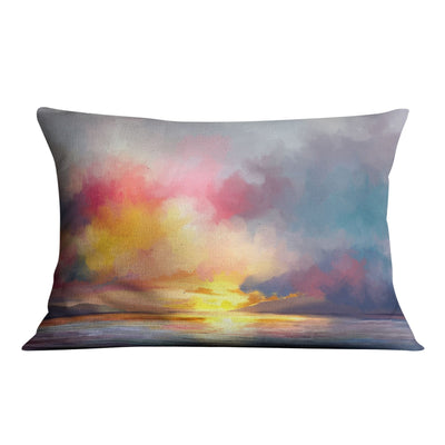 Euphoric Horizon Cushion Cushion 48 x 33cm Clock Canvas