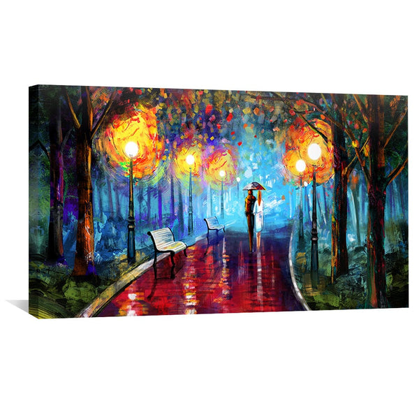 Evening Walks Canvas Art Clock Canvas