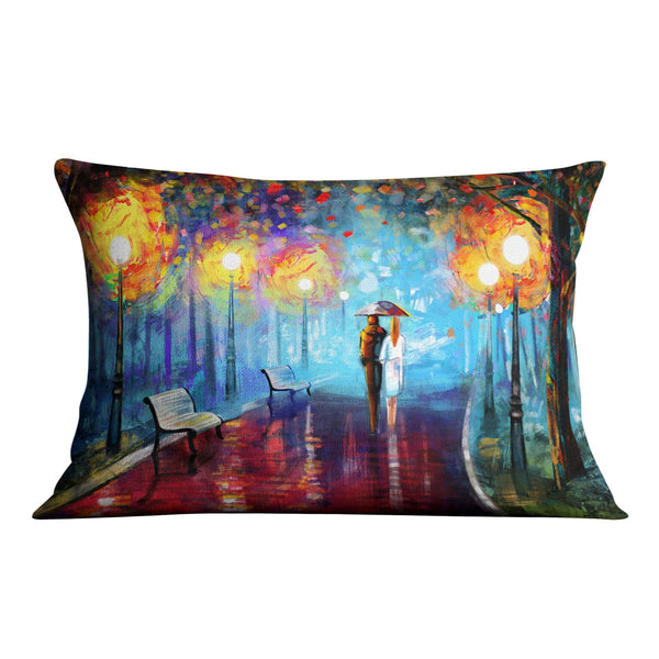 Evening Walks Cushion Cushion 48 x 33cm Clock Canvas