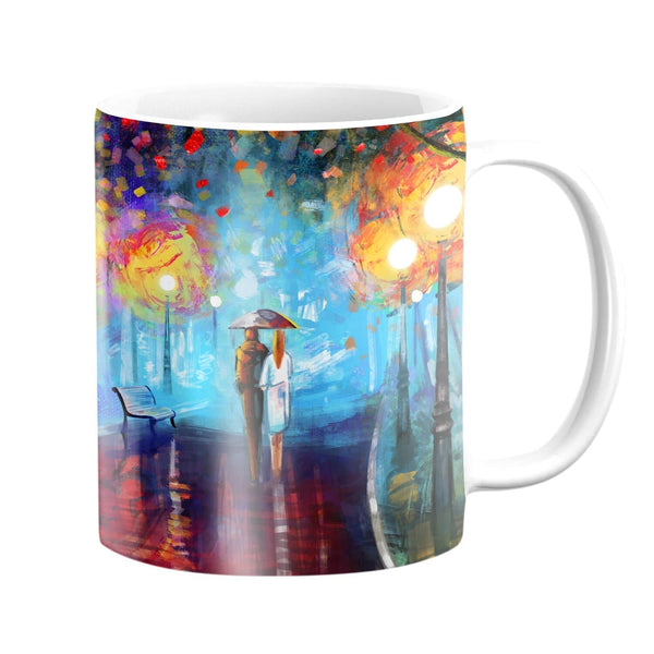 Evening Walks Mug Mug White Clock Canvas