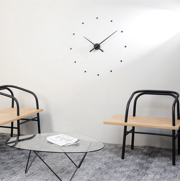 Evoke Clock Black Clock Canvas